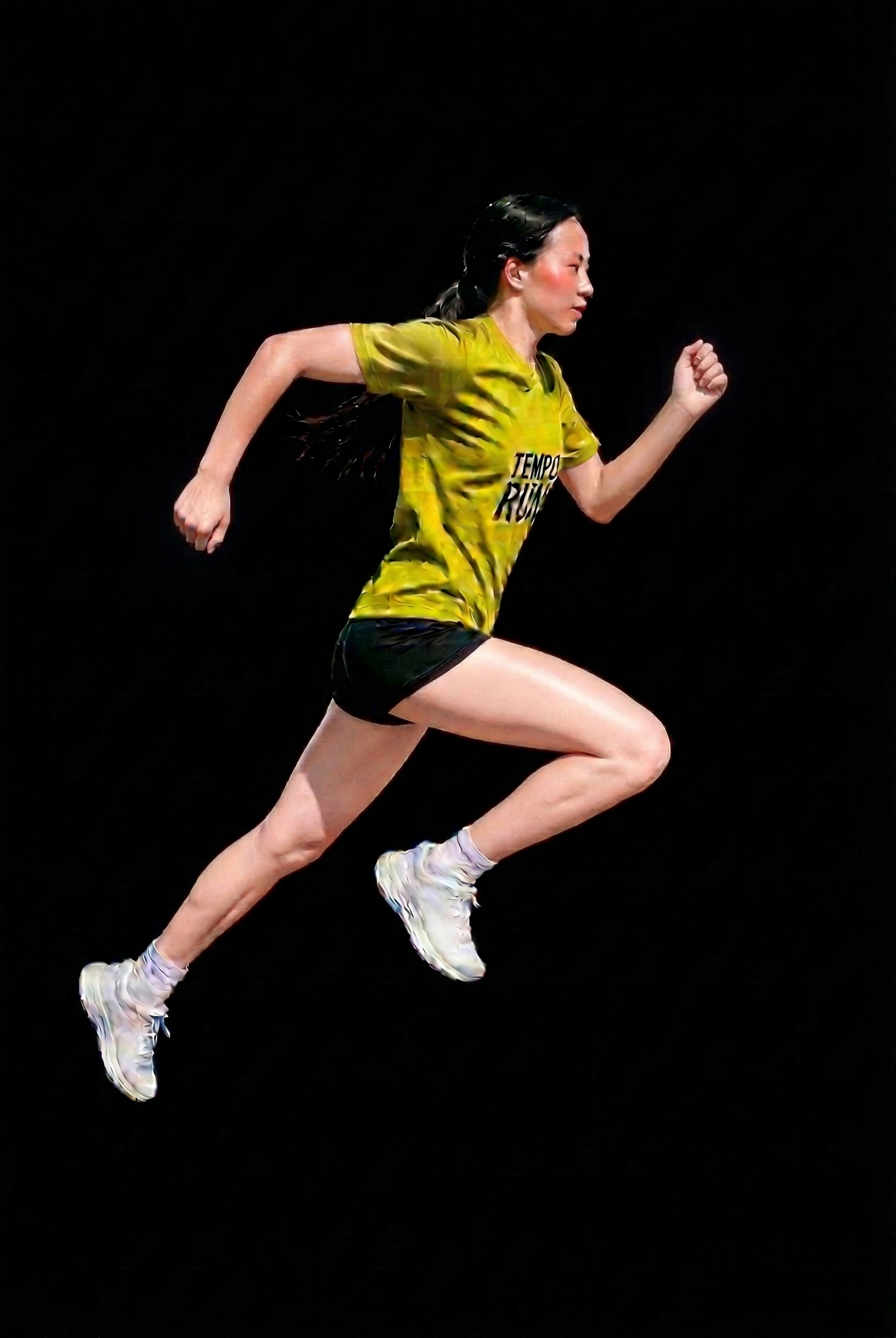 Runner in action